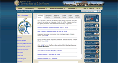 Desktop Screenshot of marlboro-nj.gov