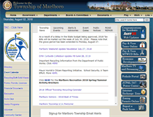 Tablet Screenshot of marlboro-nj.gov